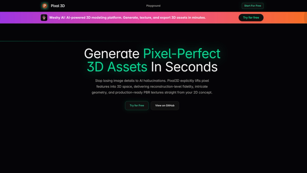 image of Pixal3D