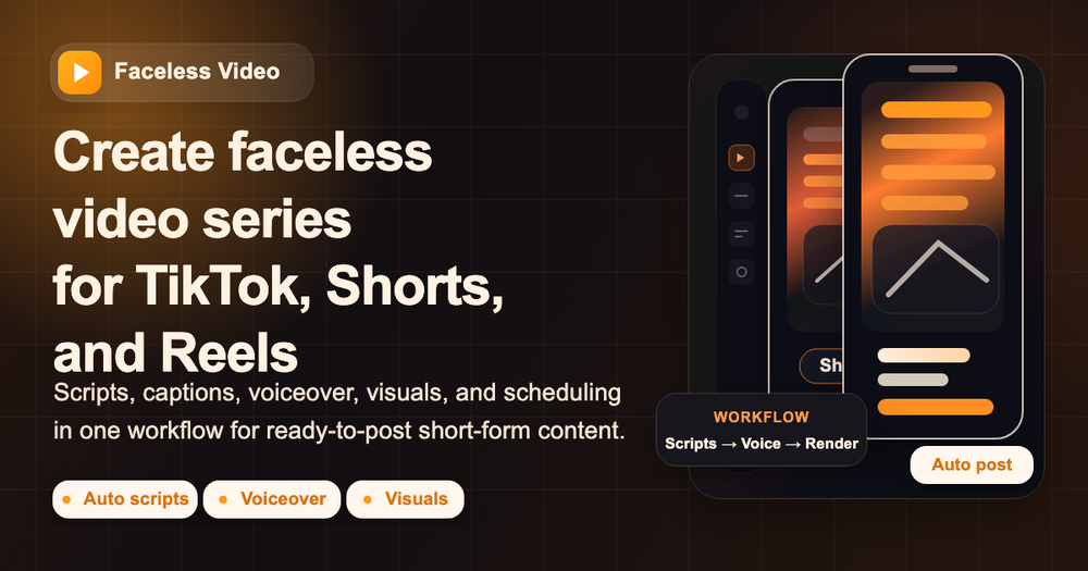 image of Faceless Video