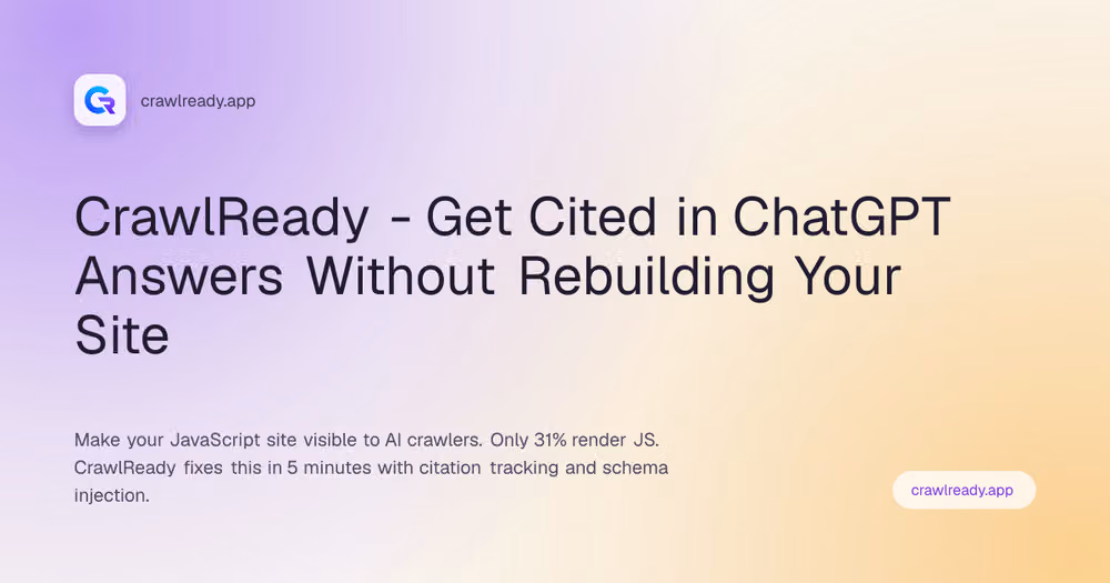 image of CrawlReady image of CrawlReady