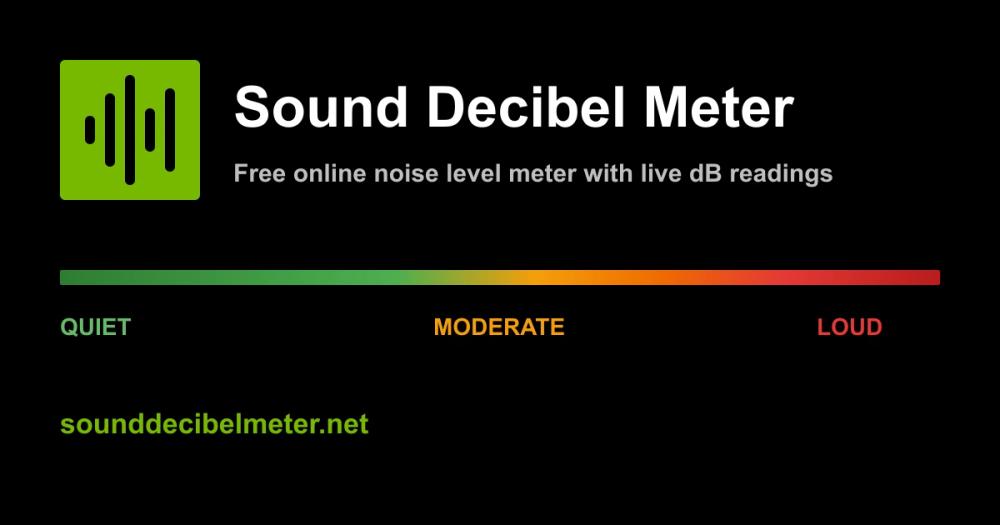 image of Sound Decibel Meter Online image of Sound Decibel Meter Online