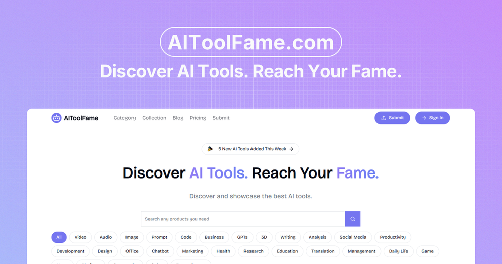 image of AIToolFame image of AIToolFame