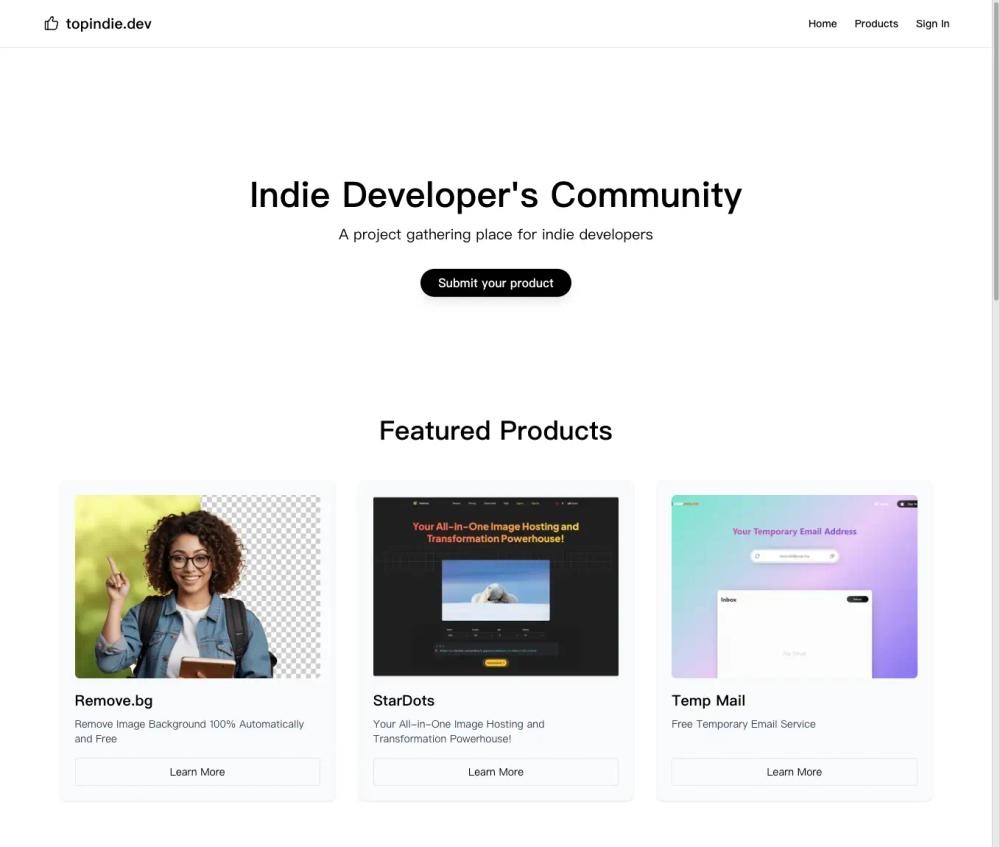 image of TopIndie.dev image of TopIndie.dev