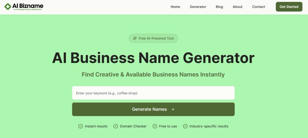 image of AI Bizname image of AI Bizname