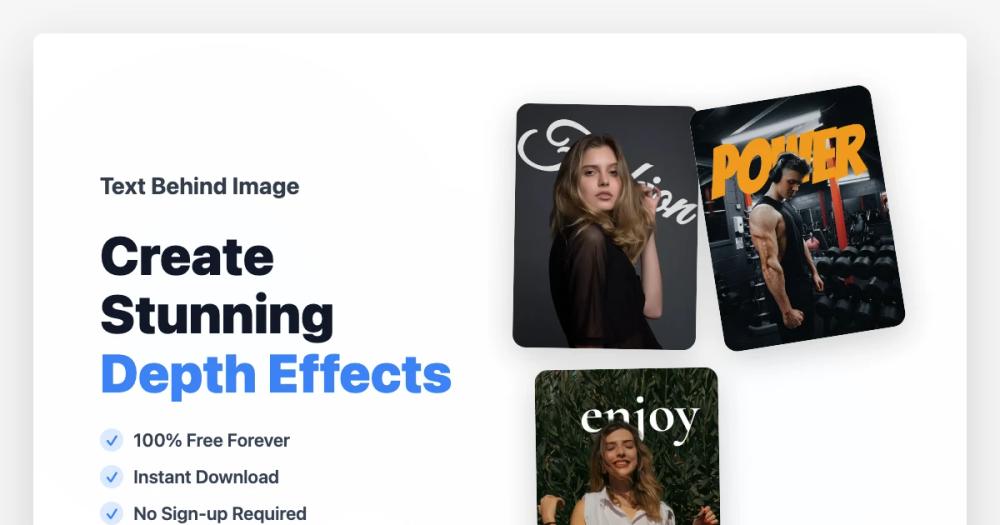 image of Text Behind Image image of Text Behind Image