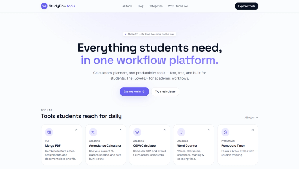 image of StudyFlow.tools image of StudyFlow.tools