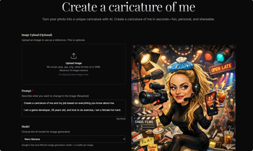 image of Create a Caricature of Me image of Create a Caricature of Me